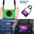 thumbnail image 3 of XYX Case for Lenovo Tab P11 Plus/Tab P11 11.0 inch Released 2021 with 360 Degree Rotating, Hand Strap, Shoulder Strap, Green, 3 of 7
