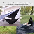 thumbnail image 2 of Canopy impermeable Tarpaulina Rhombus multifunción Ultralight Garden Camping portátil PROTECTOR PROTECTOR PROTECTOR REBELLERS NEGRO seitruly OD003596-01B, 2 of 4