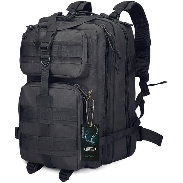EAYY Tactical Shoulder Backpack Military Survival Pack Army Molle Bug Out  Bag Surplus Backpack 35L 