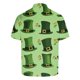 thumbnail image 5 of Camisa Casual Impresa de los Hombres, Top de Solapa de Manga Corta en Tela de Malla Ligera para Uso Al Aire Libre Y Diario, Blusa de Suéter Elegante, 5 of 9