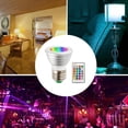 thumbnail image 2 of Bombilla LED RGB E27 Regulable Remota a Prueba de Agua Blanco Cálido Sunnimix, 2 of 8