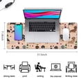 thumbnail image 5 of Long Mouse Pads for Desk,Black Cute Dachshund Dog and Wine Desk Mats on Top Of Desks, Desk Mouse Pad Extra Large with 3mm Non-Slip Base and Stitched Edge for Gaming,Office,Work,Home 31.5"x11.8", 5 of 6