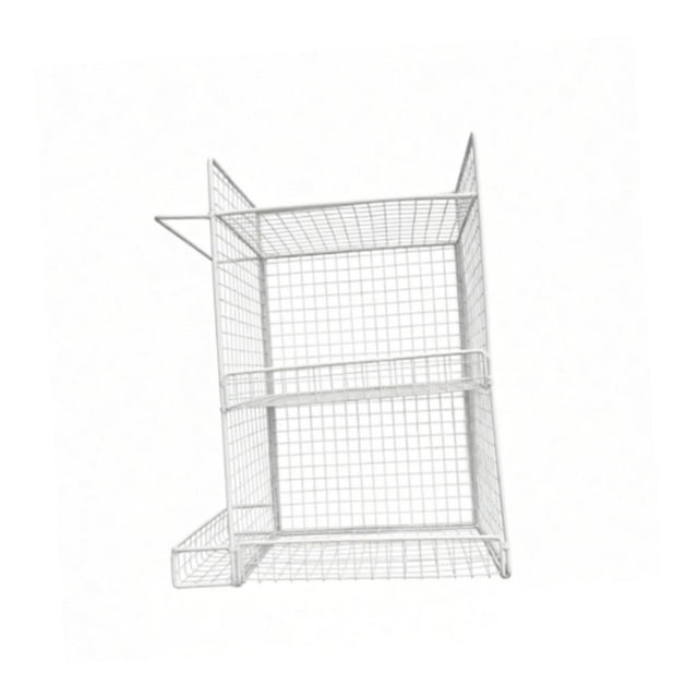 DimyFew Onion And Garlic Storage Rack, Vegetable Basket Organizer, Wall Shelf for Fruits And Vegetables, Versatile Metal Wire Basket for Restaurants