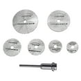 thumbnail image 2 of Porfeet 7Pcs HSS Circular Cutting Disc Saw Blades Pole Set Wood Rotary Drill Accessories(1#), 2 of 9