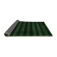 thumbnail image 2 of Ahgly Company Indoor Square Abstract Emerald Green Modern Area Rugs, 8' Square, 2 of 4