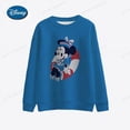 thumbnail image 3 of Suéter navideño de pareja de Mickey Mouse con dibujos animados de Disney Suéter fino de otoño para mujer/hombre Ropa de mujer de los años 90, 3 of 5
