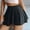 Black, variant on Women Costume Pleated Skirt A-Line Lingerie Sheer See Through Skirts