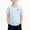 Light Blue, variant on WAVSUF Boys Cotton T-Shirt, Striped Short Sleeve Soft Comfort Summer Casual Trendy Top Light Blue 10-12