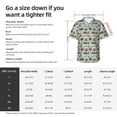 thumbnail image 4 of Fotbe Transport Train Hawaiian Shirt for Men Unisex Summer Beach Casual Short Sleeve Cotton Linen Button Down Shirts-X-Large, 4 of 5
