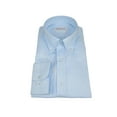 thumbnail image 4 of Mens 100% Italian Cotton Shirt Non Iron SORRENTO Button Down Oxford 4530 Blue, 4 of 7
