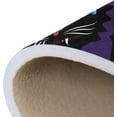 thumbnail image 7 of SKYSONIC Black Cats Bats Non-Slip Area Rug, Purple Halloween Floor Carpet Comfort Floor Mats Decor for Indoor Front Porch,Living Room, Bedroom,Kitchen,72"x48", 7 of 7