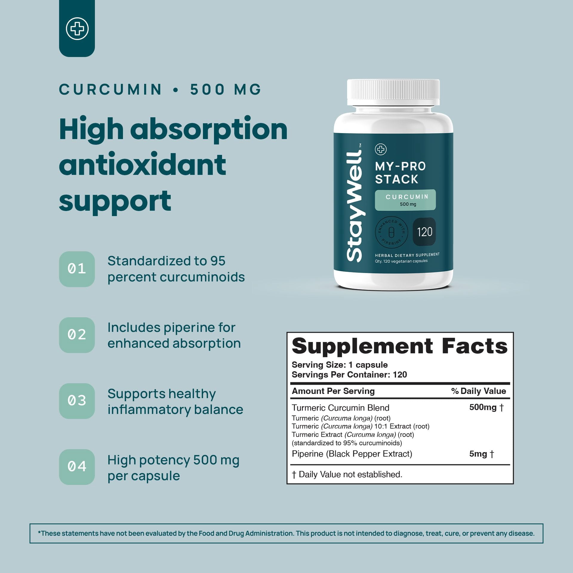 Stay-Well Naturals Spike Protein Supplement | Nattokinase 2000 FU 100mg, Bromelain 500mg, Curcumin 500 mg, 60 Day Supply | Full Protocol of Nattokinase Bromelain Curcumin (3 Bottle Set)