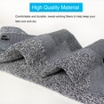 thumbnail image 4 of APTYID Calcetines deportivos para correr al tobillo con cojín de rendimiento para hombre, gris oscuro, talla 9-12, 6 pares, 4 of 5