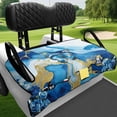 thumbnail image 4 of Uourmeti Butterfly Marble Pattern Golf Cart Seat Covers Non-slip, Soft, Suitable for Sports, Fit for Club Car, 4 of 8