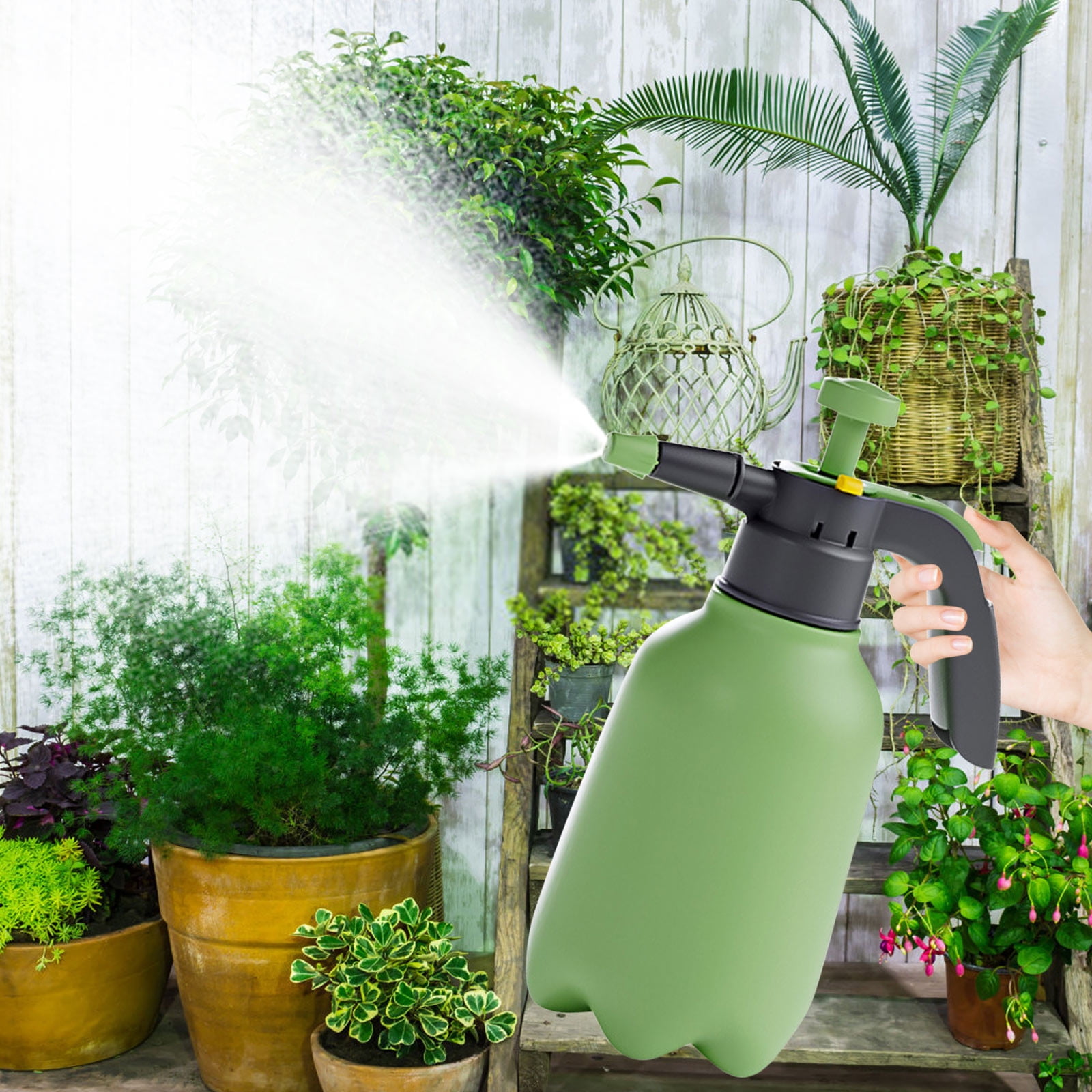 Arestory Foam Sprayer, Foaming Pump Blaster Hand Pressure Snow Foam Cannon Water Blaster, Hand Pressurized Soap Sprayer Manual Foam Cannon Car Wash