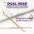 thumbnail image 3 of Women Fashion Dual Head Ear Cleaner Ear Pick Spoon Wax Removal Care Cleaner Tools, 3 of 5