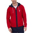 thumbnail image 2 of Nautica - Sudadera con capucha y cremallera para hombre, color rojo, mediano Nautica Sudadera, 2 of 2