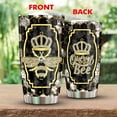 thumbnail image 2 of Queen Bee Tumbler Gift Coffee Cute Novelty Mug Tea Cup 20 oz Great Gift for Birthday, Christmas, Housewarming, Halloween for Women (Queen Bee), 2 of 5