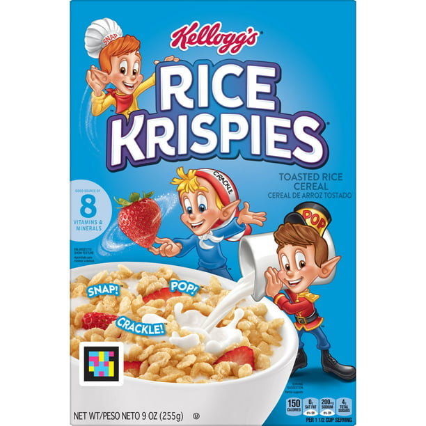 Kellogg's Rice Krispies Original Cold Breakfast Cereal, 9 oz