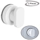 thumbnail image 2 of Manijas de puerta con ventosa, cajón de refrigerador, ventosa para baño, manijas de puerta de baño con ventosa fuerte, manijas de cajón de cerámica para baño, 2 piezas (blanco) - DKSFJKL, 2 of 5