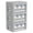 Light Grey-Small-22L, variant on Foldable Storage Bins Linen Fabric Stackable Closet Organizer Beige Small-22L