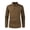 Coffee, variant on WREESH Mens Henley Shirts Solid Color Long Sleeve Shirts Slim Fit Pullover Casual Workout Shirts Lapel Collar Button Tops Gray