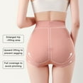 thumbnail image 5 of Aooho Shapewear Panties for Women 3 Pack High Waisted Tummy Control - Thermal Reactive Jacquard Sculpting Slimming Panty with Lace, Breathable & Cool Feeling, 5 of 8