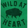 thumbnail image 2 of Wild At Heart Buffalo Inspirational Zip Up Hoodie Men's Women's Brisco Brands 3X, 2 of 6