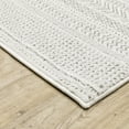 thumbnail image 2 of Oriental Weavers Montecito Area Rug - 4929E - 7'10" x 10'10" - in White/ Gray - Classic Casual Style, Stain Resistant, Family and Pet Friendly , Dining, Living Room Rug, 2 of 3