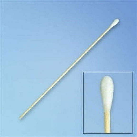 Puritan Cotton Swab, Tapered Mini Tip, 6" Wood Shaft, 1000 /box