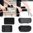 thumbnail image 2 of Black Comfort Grips for Wheelchair and Rollator, 2 Pack Soft Cushion Handles for Senior Mobility Support, 2 of 5
