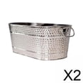 thumbnail image 1 of Cubo de hielo,Cubos de hielo de tina galvanizada Cubos de bebidas de metal,Cubo de bebidas con asa,cubo de cerveza de metal,cubo de hielo,Recipiente para bebidas de cerveza con asas para, 1 of 8