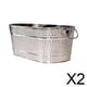 thumbnail image 1 of Cubo de hielo,Cubos de hielo de tina galvanizada Cubos de bebidas de metal,Cubo de bebidas con asa,cubo de cerveza de metal,cubo de hielo,Recipiente para bebidas de cerveza con asas para, 1 of 8