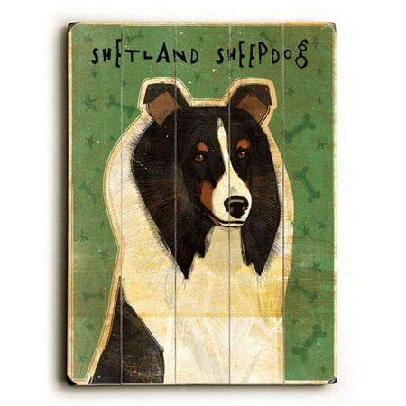 Gold Shetland Sheepdog - ArteHouse Decorative Wood Sign