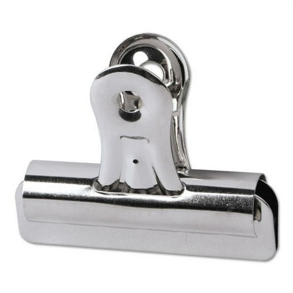Bulldog Clips, Medium, Nickel-Plated,36/pack | Bundle of 2 Packs