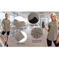thumbnail image 6 of Rosvigor Plus Size Womens Workout Tops Short Sleeve Tee Shirts Comfy Athletic Shirts Loose Womens Activewear Tops for Gym Running Yoga, 6 of 8