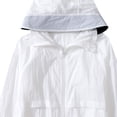 thumbnail image 4 of WQNVRNR Kids Sun Protection Jacket- Casual Lightweight Spring Summer Zip Up Athletic Tops for Girls White Size 5, 4 of 5