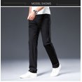 thumbnail image 2 of OmicGot New Arrival Men's Pant Breathable Solid Color Mid Straight Loose Men Trousers Plus Size 42, 2 of 12