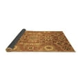 thumbnail image 2 of Ahgly Company Indoor Round Abstract Brown Modern Area Rugs, 5' Round, 2 of 4