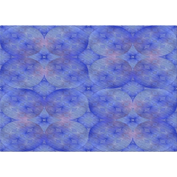 Ahgly Company Machine Washable Indoor Rectangle Transitional Sky Blue Area Rugs, 2' x 4'