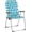 Blue/Green, variant on Patio Lawn Chairs Folding 1 Pack with Detachable Cup Holder, Webbed Beach Chair Folding Chair Outdoor Portable Camping Chair for Yard, Garden ...