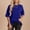 B397 Blue summer tops for women clearance under $5, variant on Cagogo Casual Crew Neck T-Shirts for Women Under $5 Summer Spring Tops Short Sleeve Textured Color Block Blouses 2025 Vacation Black Blouses Clothes