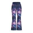 thumbnail image 4 of DISNIMO Axolotl Galaxy Flare Leggings for Girls Size 11-12 for Kids Bell Bottoms Pants for Girls Yoga Pants Flare with Pockets Kids Bell Bottom Pants Girls Dance Athletic Pants Flare, 4 of 7