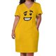 thumbnail image 3 of Vestido holgado con bolsillos y cara de ladrillo para mujer, falda de verano, ropa para mujer, 3 of 7