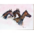 thumbnail image 1 of Betsy Drake DM419 Paillasson à Trois Chevaux 18 x 26, 1 of 2