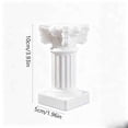 thumbnail image 2 of Set of 3 Resin Roman Column Candle Holders, Corinthian Style Pillars with 3 assorted Sizes for Home Decor, Wedding Props, Photography Use and Decorative Indoor Pedestals, 2 of 7