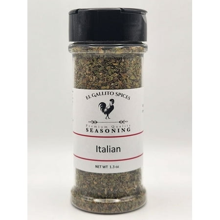 El Gallito Spices Premium Seasoning Blend Italian Seasoning, 1.3 oz Jar