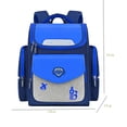 thumbnail image 4 of Lightweight Backpack Front Flap Pocket Multi Compartment Adjustable Straps Back To School Casual Bookbag, 4 of 10