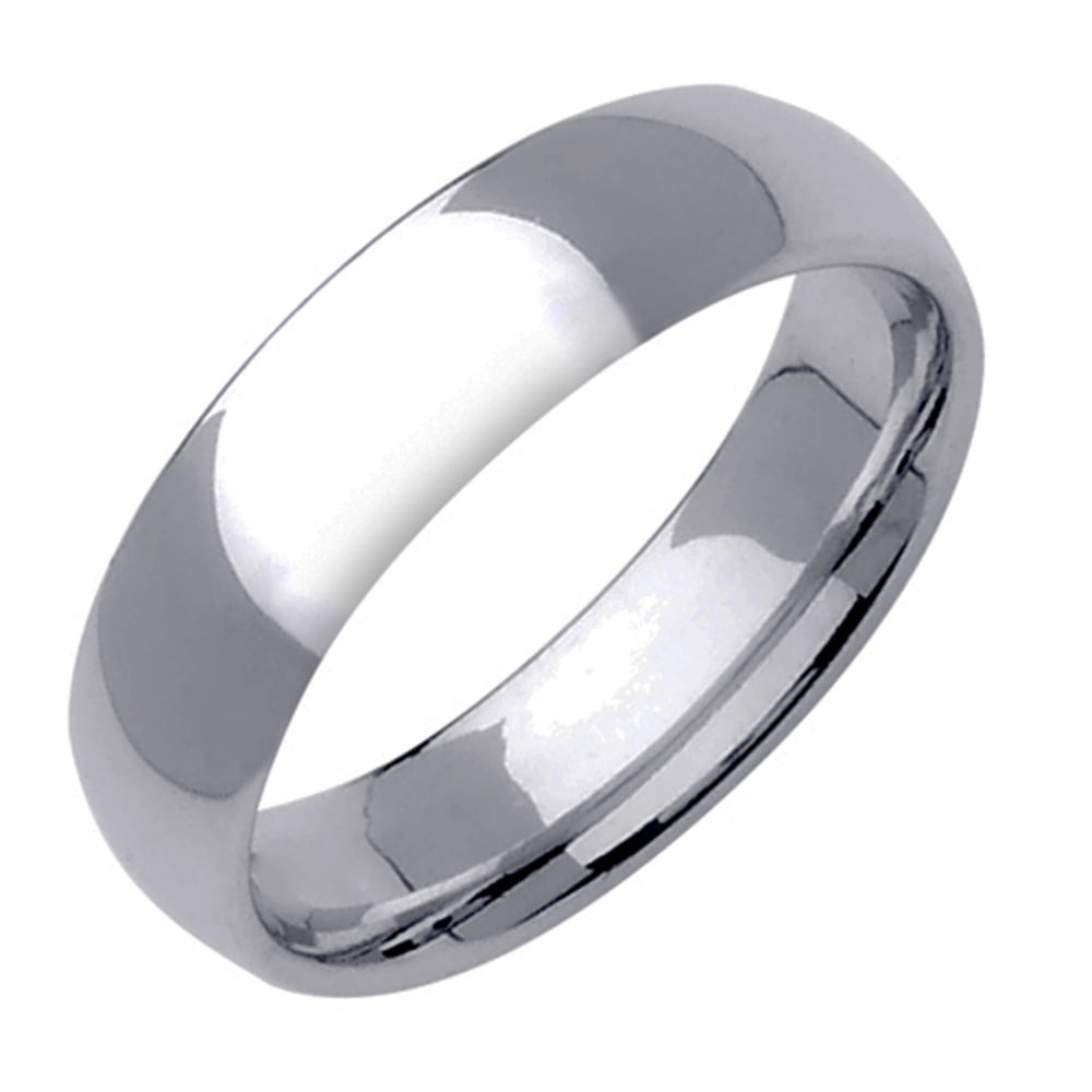 Gemini Mens Two Tone Blue & Silver Couple Anniversary Engagement Titanium Ring