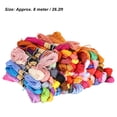 thumbnail image 4 of 100 Pcs de Fil à Broder Série Colorée Fil de Coton Multicolore Polyester 8 Mètres pour Broderie, 4 of 9